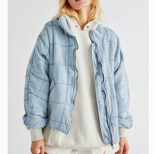 Free People Dolman Quilted Knit Jacket